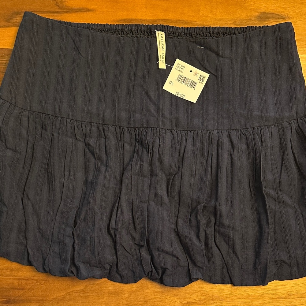 H&M Dark Blue Mini Skirt